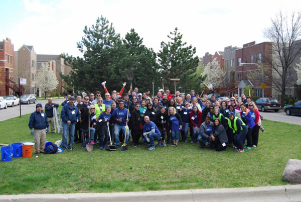 AMLI Spring Clean-up day