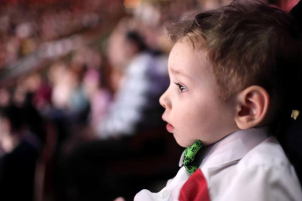 Little Boy in the audience