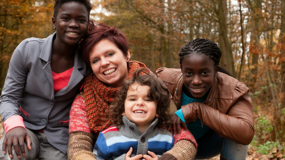 multicultural family