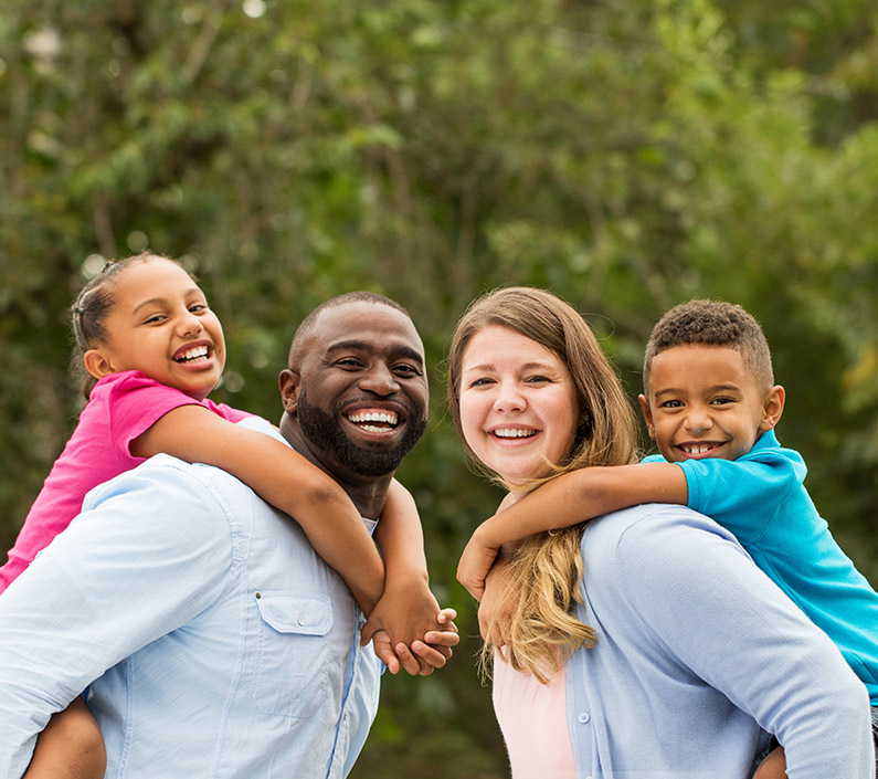 Happy Multicultural Family 